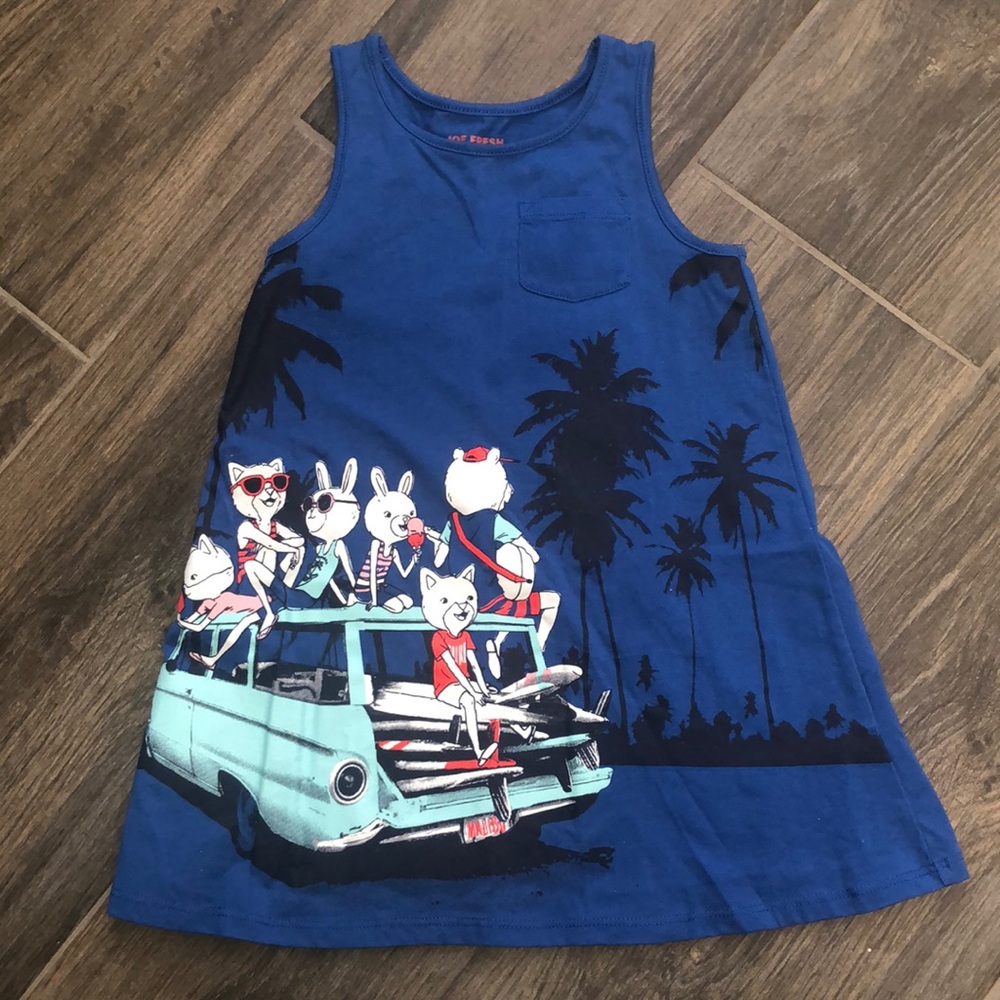 Royal blue joe fresh tshirt dress 4T